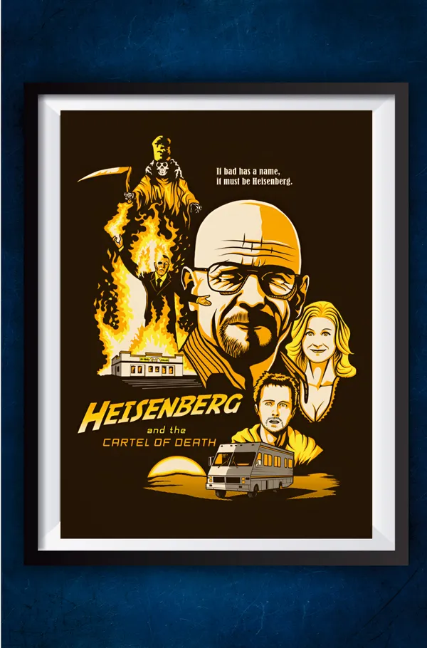 Multicolor_Acrylic_Heisenberg_And_The_Cartel_Of_Death_Breaking_Bad_Poster_For_Home_Decor